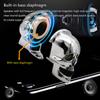 Motorcycle Speaker Skull Shape Subwoofer Bluetooth-compatible MP3 Player Waterproof Radio System Motorbike Stereo System