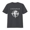 Винтажная черная хлопковая футболка группы Crowbar 90-х с дизайном Череп и кости Шипы Все размеры в наличии Винтажная стираная Повседневная