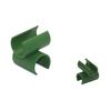 Cross Plastic Gardening Pillar Greenhouse Tray Bracket Fixed Clamp Garden Hose Pipe Clap Agriculture Plant Support 10 Pcs