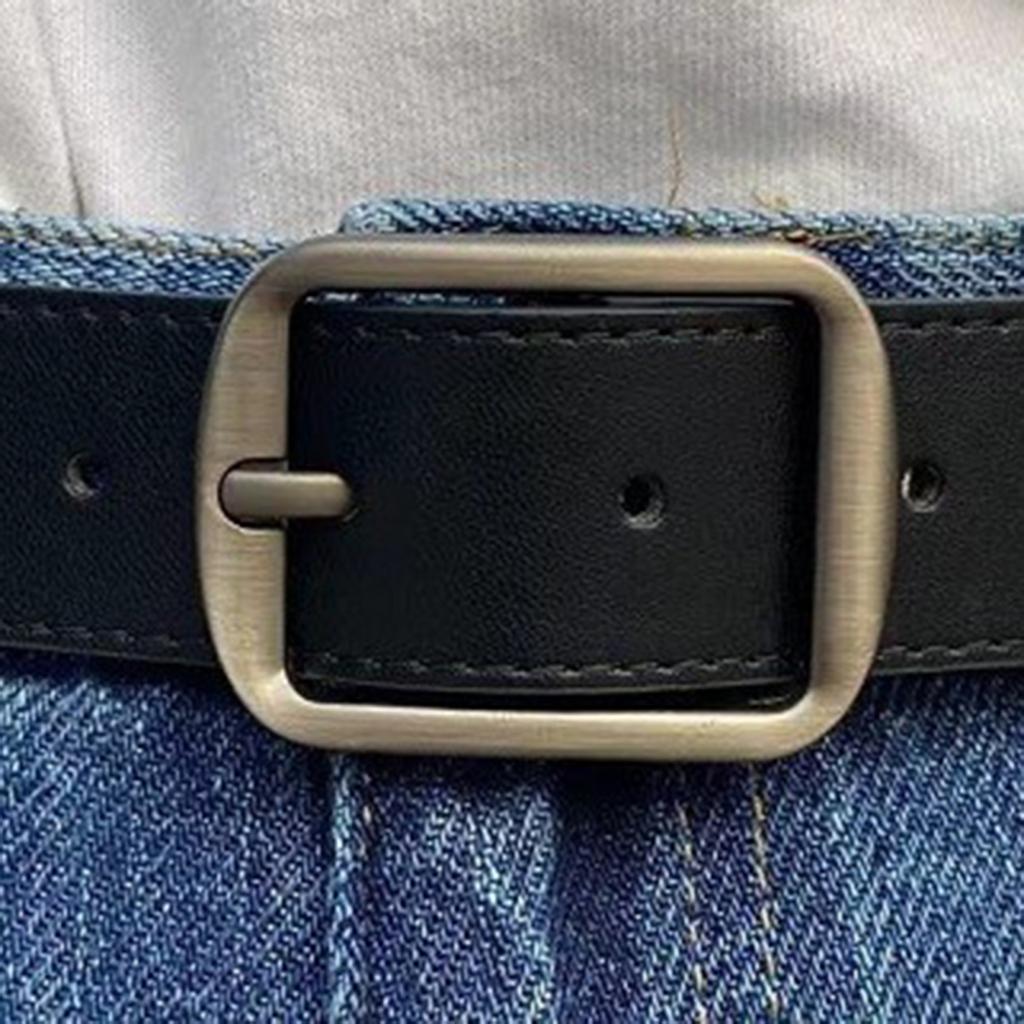 Ремень Yousheng Unisex Retro с несколькими отверстиями, регулируемый дизайн, джинсовый ремень в стиле вестерн, ремень из искусственной кожи