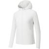 Champion All-Weather Series Simple Versatile Solid Color Hooded Zip-Up Sports Jacket Women Jacket Paper-White 162530603-1