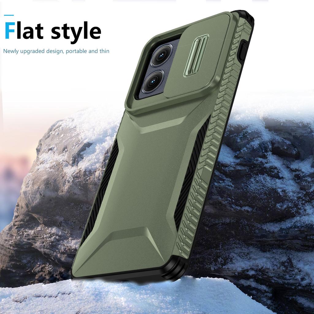 For Motorola Edge (2024) 5G Case Camshield TPU+PC Phone Cover Non-Slip Side Edge