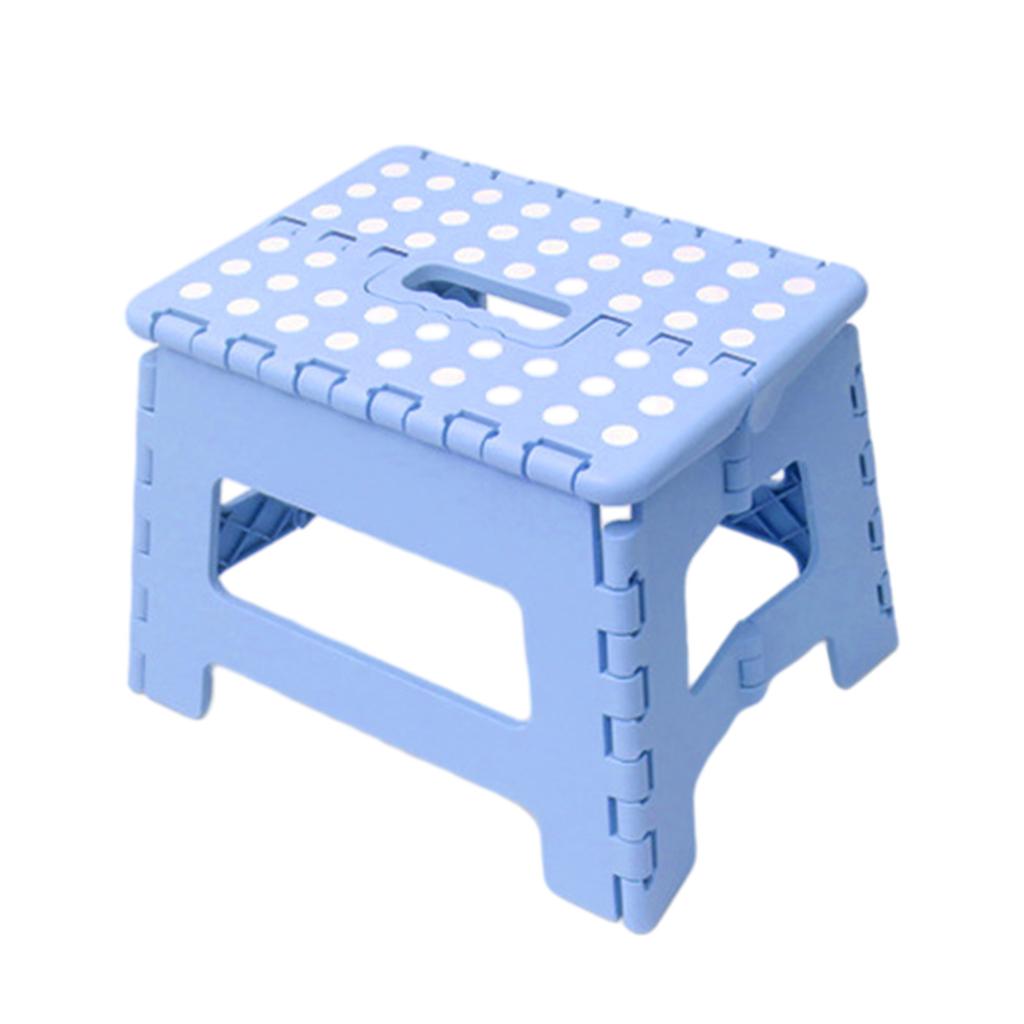 Folding Step Stool High Stability Good Load-bearing Heavy-Duty Beach Picnic Chair Travel Use Collapsible Stool Camping Supplies
