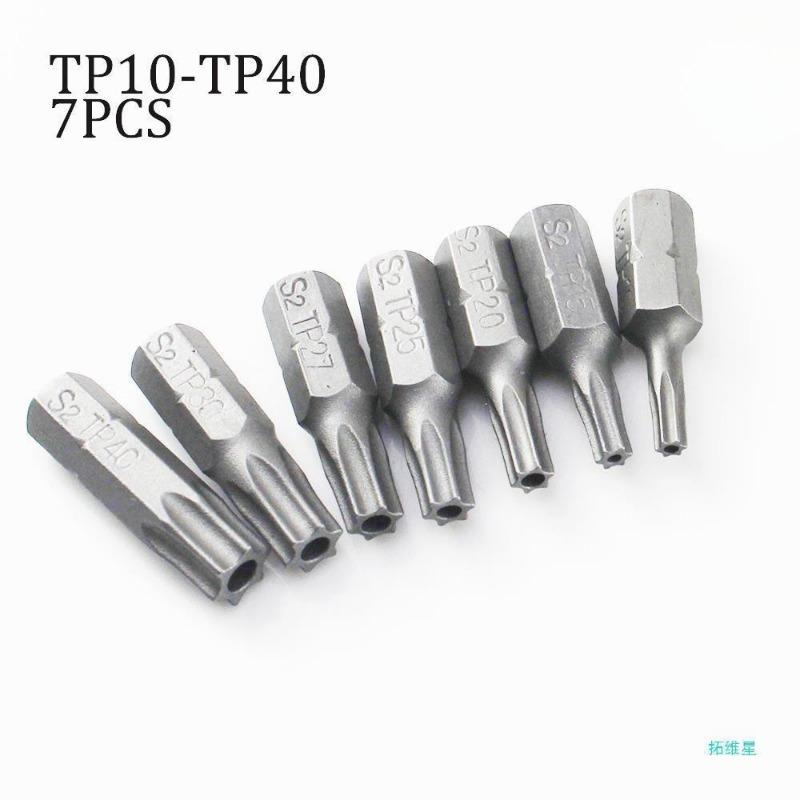 Набор из 10 бит Torx для отверток с шестигранным хвостовиком 1/4 Star T8 T10 T15 T20 T25 T30 T35 T40, биты для отверток для ручных инструментов для дома