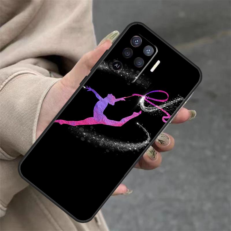Чехол "Люблю гимнастику" для OPPO A96 A76 A16 A98 A78 A58 A5 A9 A15 A17 A77 A52 A72 A53S A57S A54 A74 A94