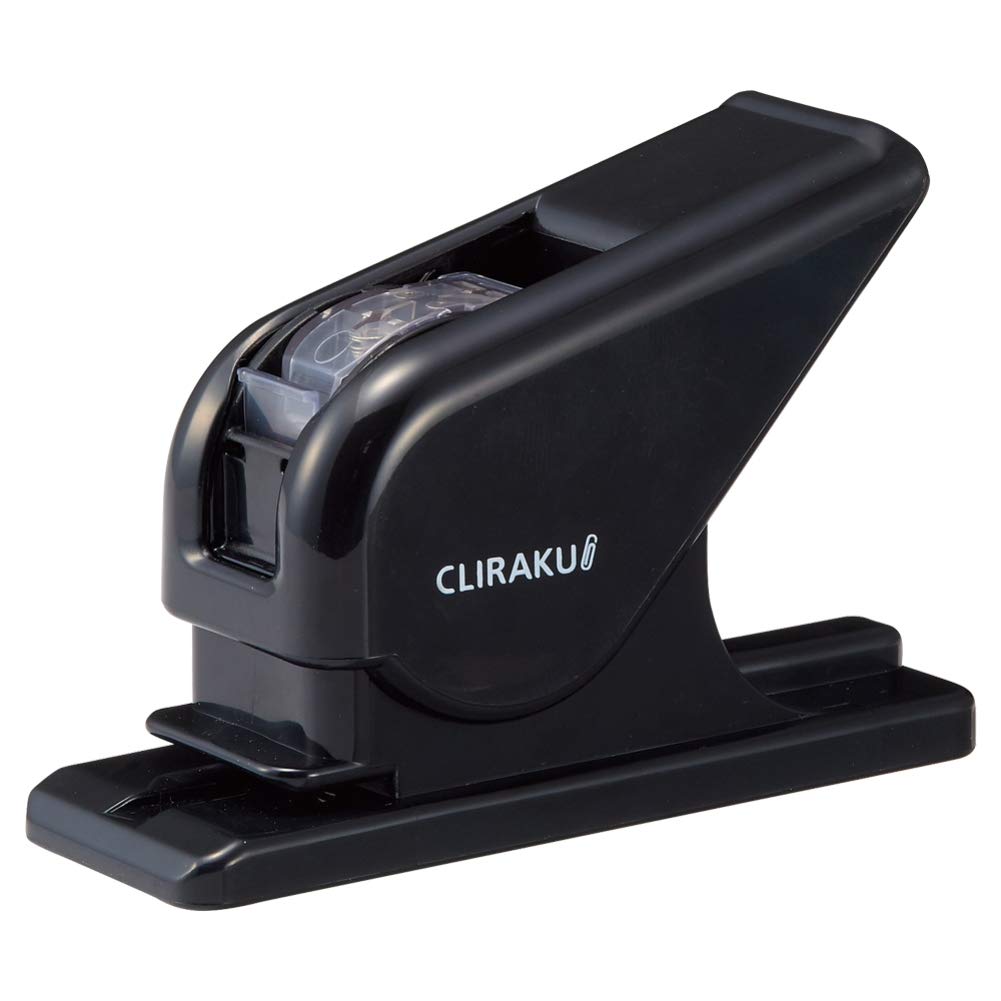 LIHIT LAB Gem Clip Black Fastener, Clilark, M22-24