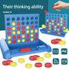 Parent Children Interactive Improve Concentration Fun Smooth Surface Stereoscopic Connection Four Chess Toddler Logic Game Educational Toy