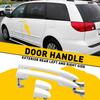 2 шт. Белая наружная дверная ручка правая + левая сторона для 2004-2010 Toyota Sienna EXV