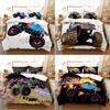 Monster Jam Children Bed Cover Set With Colorful Patterns For Modern Kids Room Decor