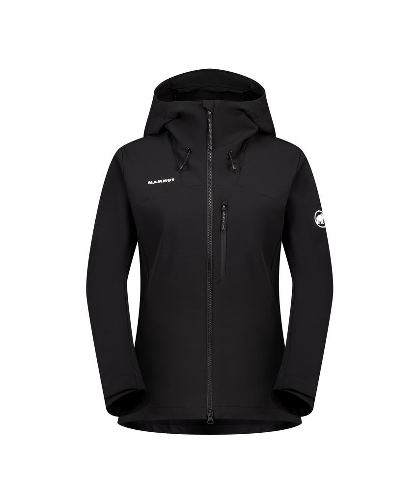 Mammut Trekkers Softshell Hooded Jacket Asian Fit Women'S M21E5Ft003_Bk