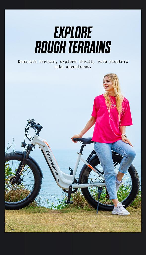 Электровелосипед Shengmilo MX06 500W - Запас хода 90 км, Аккумулятор Samsung 48V, Скорость 42 км/ч, Внедорожный для мужчин и женщин
