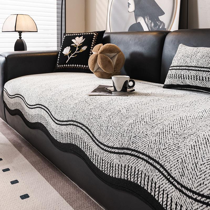 Special-Shaped Sofa Cushion Universal In All Seasons New Sofa Seat Cushion Non-Slip Straight Row Light Luxury High-End Cover Cloth Towel