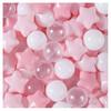 100Pcs/Set Colorful PE Crush Ball Round Star Thickened Pit Proof BPA Phthalate Free Safe Indoor Outdoor Baby