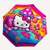 1pc Hello Kitty Mushroom Automatic Opening/Closing Umbrella - Portable Three-Fold Design, 8-Bone Iron Frame Outdoor Umbrella, Perfect Gift for Fans, T