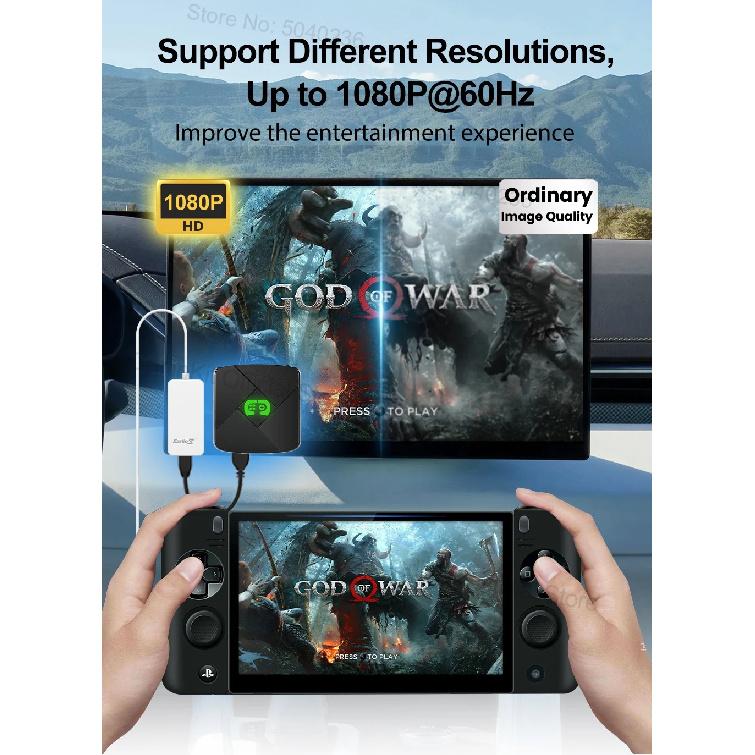 HD2CP CarlinKit Адаптер CarPlay на HDMI HD Видеовыход Конвертер для ТВ-стиков Игровой Консоли ТВ-приставки Компьютера Зеркалирование Экрана