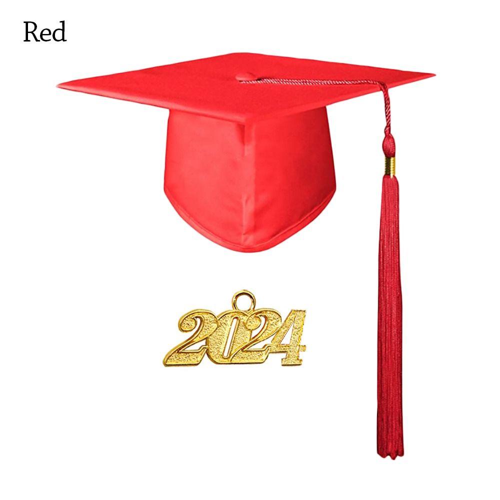 Церемония вручения диплома Выпускная шляпа Поздравления для выпускных вечеринок Унисекс Кепка из миномета