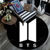 Kpop Bangtan Boys BTS Круглый Ковер Модный Новейшие Картинки Напечатанные Круглые Коврики Зональные Ковер для Гостиной Спальни Напольный Коврик Противоскользящий Кухонный Коврик