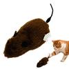 Wind-Up Mouse Cat Toy Realistic Furry Mouse Interactive Pet Toy Funny Moving Mouse for Chasing And Pouncing Play Stimulates Cats Hunting Instincts