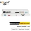 Boyang 4-портовый стоечный преобразователь протоколов E1 в Ethernet