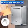Бытовой почтовый ящик из нержавеющей стали, уличный защищенный запирающийся почтовый ящик, ящик для предложений, почтовый ящик для писем, почтовый ящик для газет