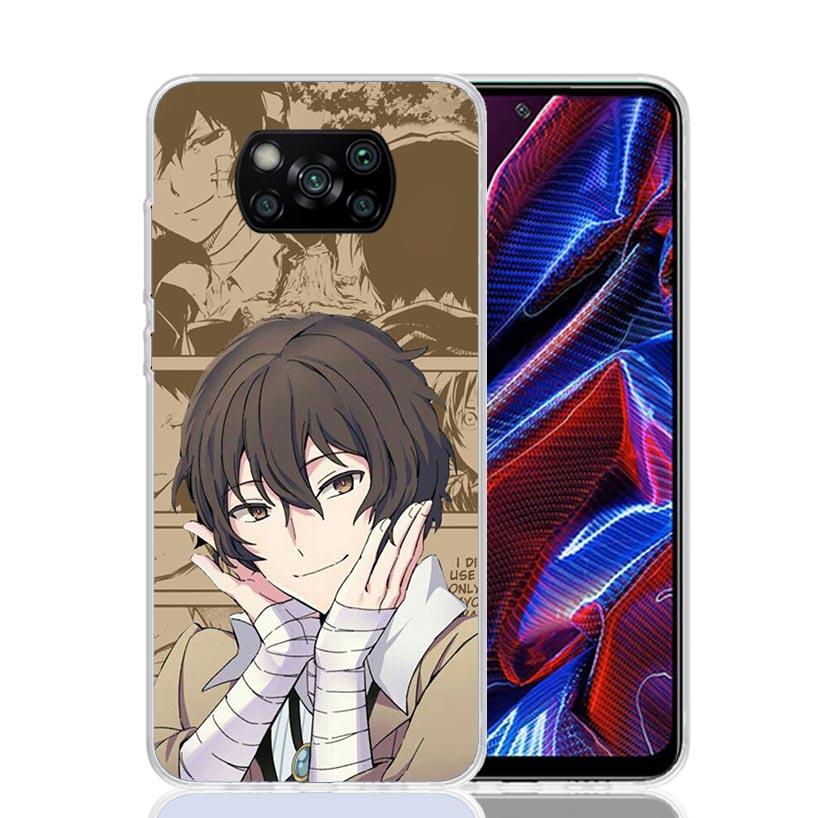 Bungo Stray Dogs Dazai Case Phone Cover for Xiaomi Redmi Note 10 9 9S 8 8T 7 5 Pro Mi 12T 11T 10T 9T 12 11 Lite A3 A2 Trend Fund