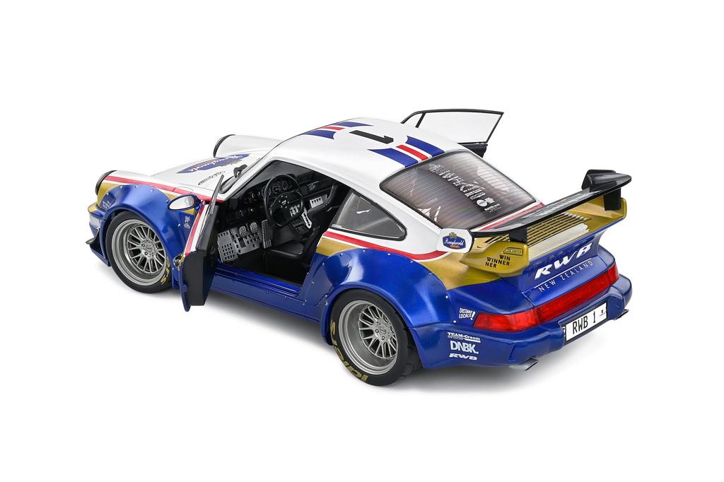 SOLID Модель Porsche 911 RWB 2022 Rothmans Livery Lauvert SOLIDO Diecast Model S1807505 1/18 (964)