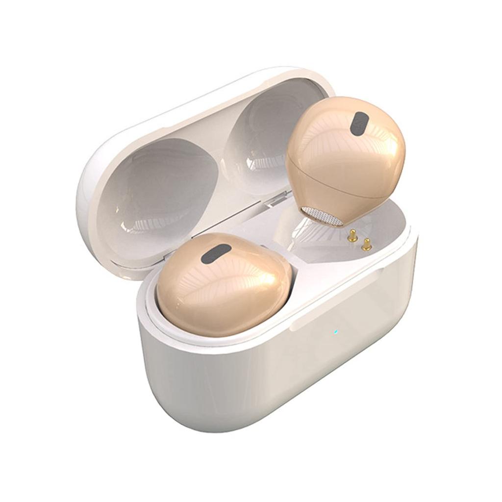 SZHTFX Stealth Skin Mini Ultra Small Left and Right Separated Automatic IPX5 Bluetooth Ultra Compatible with Earphones, Color, Size, Earphones, Type,