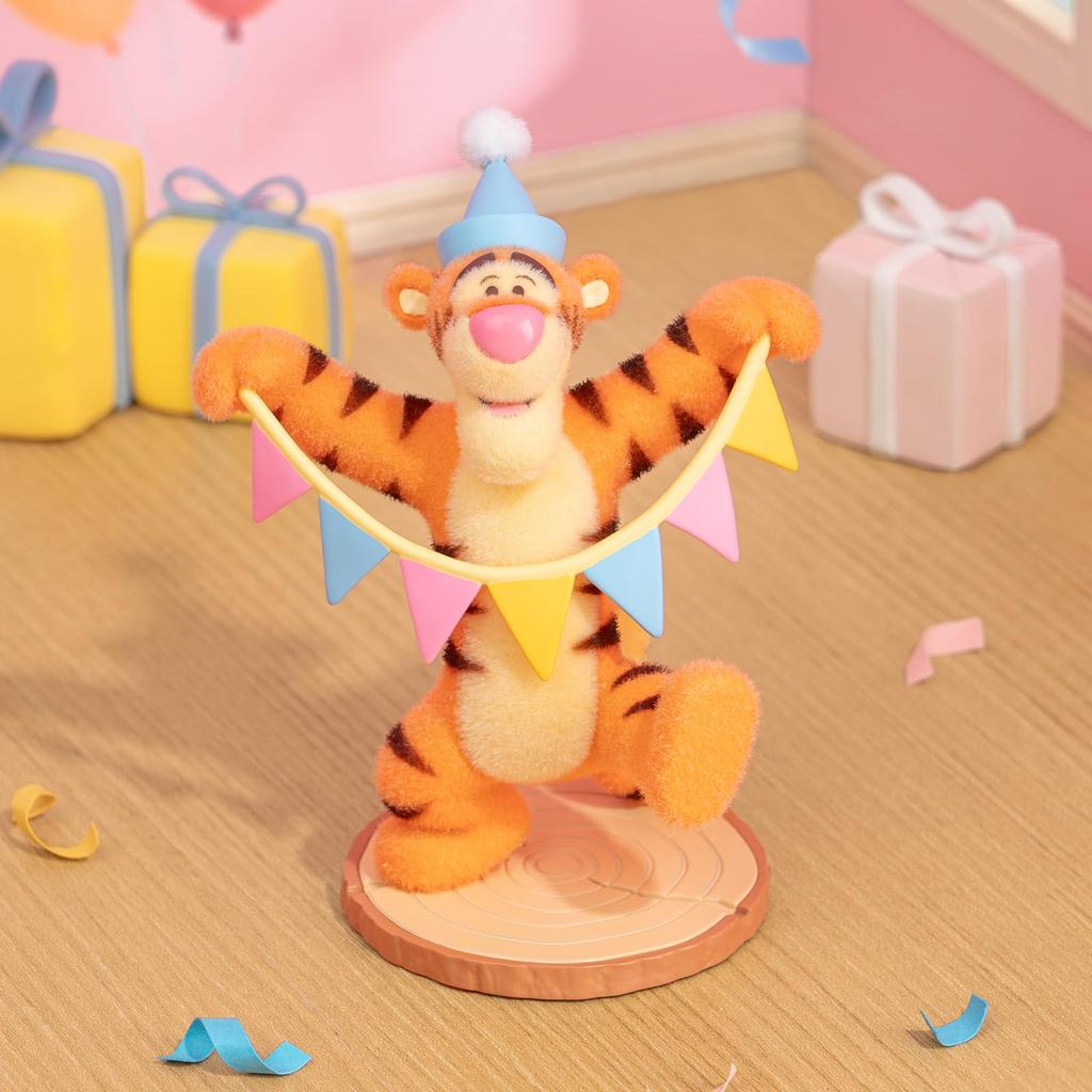 TOP TOY Disney Винни-Пух Серия 'Праздник дружбы' [1 шт.] Гача Гача Фигурка из непрозрачной упаковки Мягкий винил ПВХ Премиальная игрушка Подарок на день рождения Винни-Пух