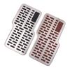 Auto Foot Rest Pedal Plate Floor Carpet Mats Non-Slip Stainless Heel Pad For Truck Suv Black Beige Brown Car Accessories