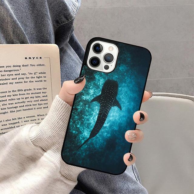 Чехол для телефона Рыба Китовый Акула Для iPhone 17 Air 16 15 14 13 12 11 Pro Max Plus Max Cover Shell coque