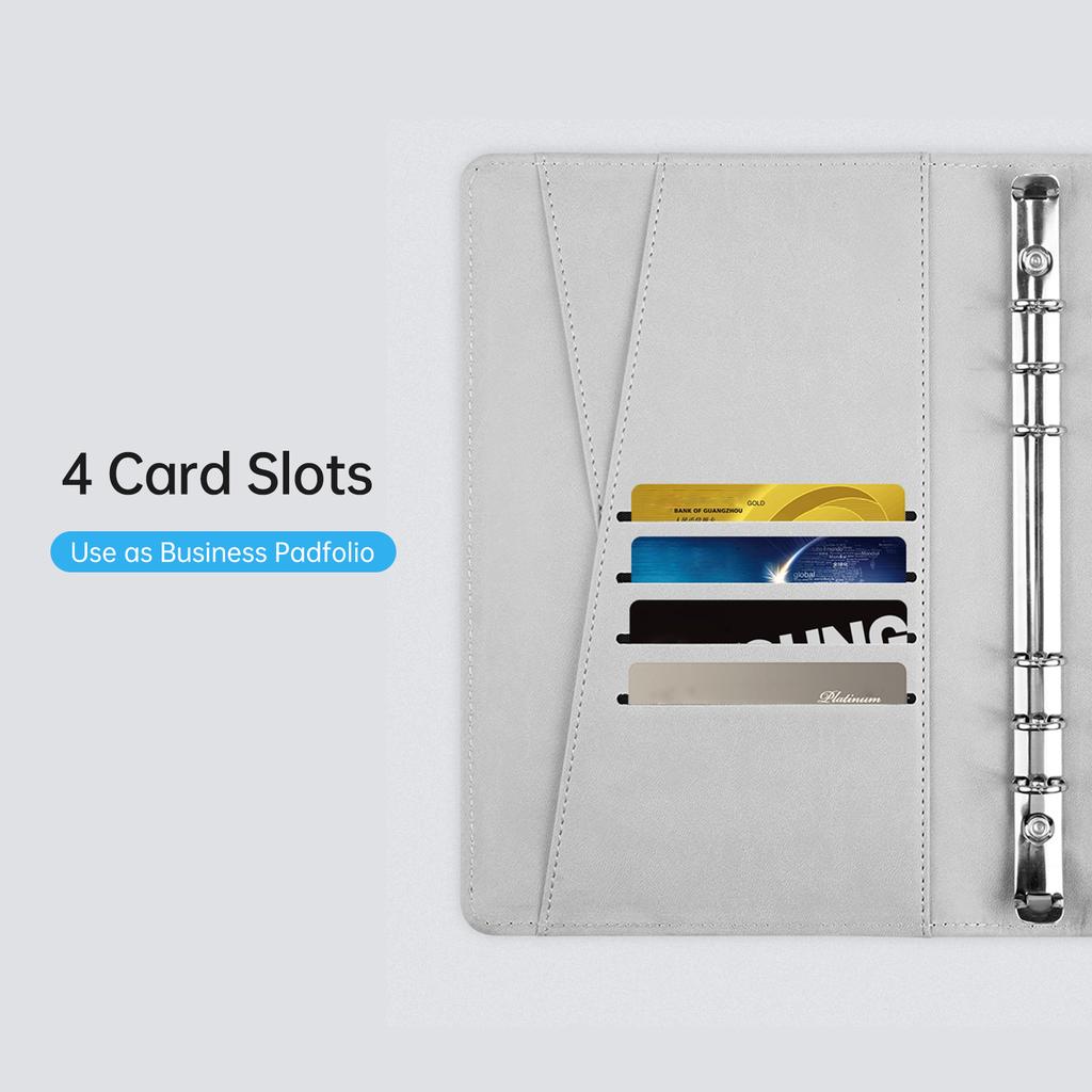 Кожаный блокнот формата А5 с функцией блокировки отпечатков пальцев и высокоскоростным USB-накопителем на 16 ГБ, ежедневник-планировщик в линейке