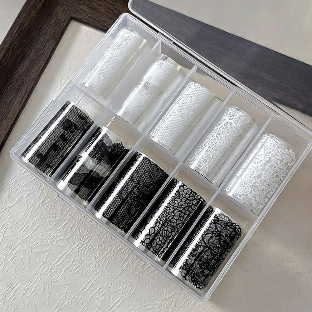 Laser Nail Foil Decals Iridescent Nail Decals Professional Manicure Decals  Nail Decoration