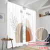 2pcs 2D Flat Printing Curtain He Is Risen Easter Polyester Without Electricity 0 for Parties and Everyday Decor Easy Hang Design