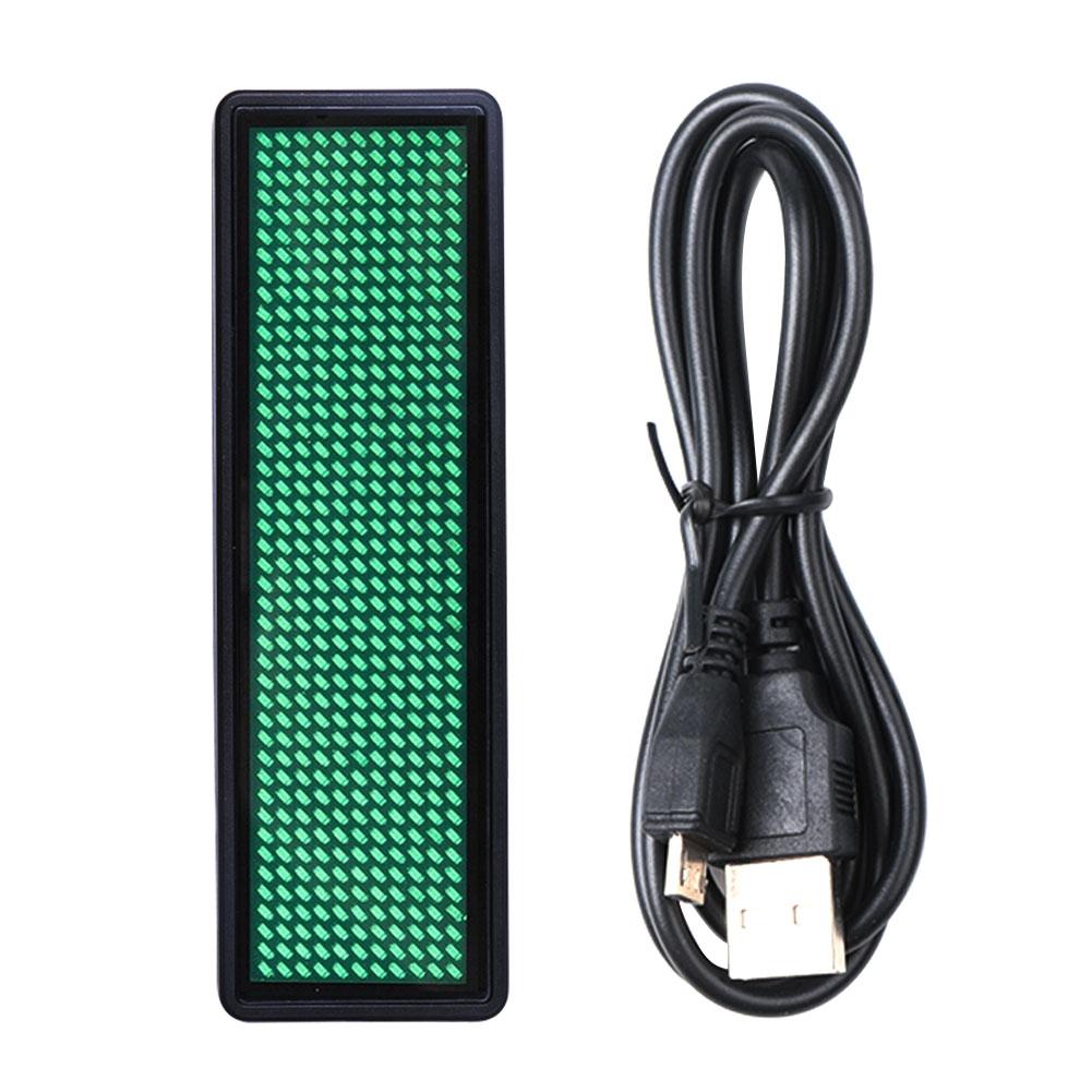 Мини-светодиодный цифровой программируемый перезаряжаемый знак с прокруткой имени сообщения