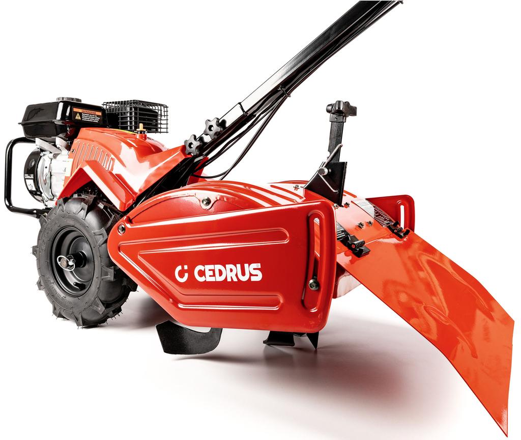 Cedrus Glx-Gt65-2L Self-Propelled Petrol Tiller With Cultivator Drive 6.5Km / 50 Cm Loncin G200F Engine - 
