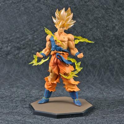 Аниме Dragon Ball Сон Гоку Супер Сайян Фигурка 17 см / 6,69 дюйма Гоку DBZ Фигурка Действия Модель Подарки Коллекционные Фигурки для Детей