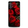 Beautiful Red Rose Flowers Phone Case For Samsung A15 A13 A51 A71 A41 A31 A21S A03S A05 A12 A32 A52 A23 A25 A33 A53 A73 5G Cover