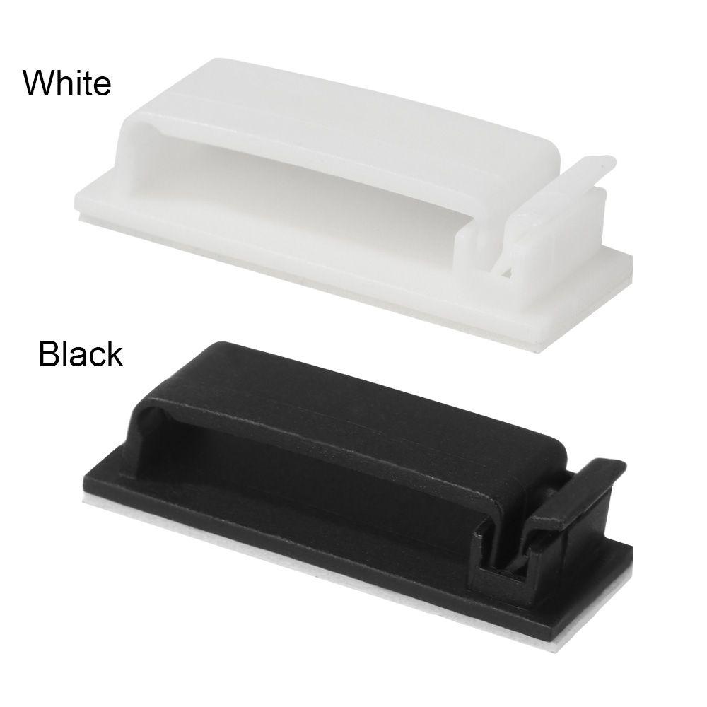 Автомобильный зажим для проводов Настольный органайзер для хранения кабелей Стяжка для проводов Кабельный зажим Кабельные клипсы Самоклеящиеся