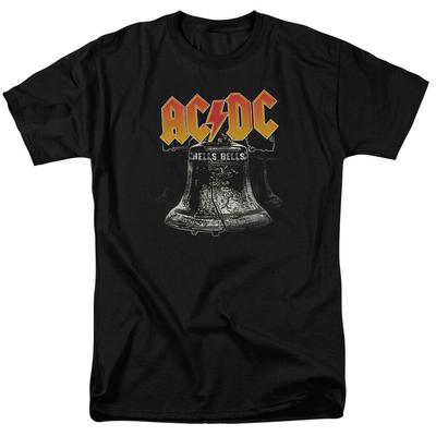 26 AC DC Hells Bells Футболка Мужская Лицензированная Рок-н-ролл Музыкальная Группа Футболка Новая Черная Унисекс Футболка