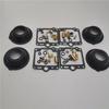 4X Carburetor Rebuild Kit w/Diaphragm Vacuum For Yamaha XJ700XN/XNC XJ700XS/XSC
