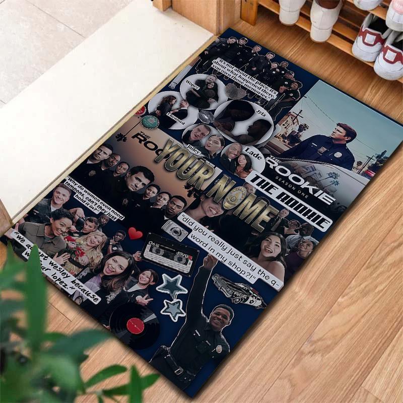 The Rookie Custom Name Carpet Rug For Living Room Bedroom Home Sofa Decoration Kids Play Nonslip Floor Mat