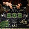 Ткань для Таро Алтарная Ткань Гобелен Скатерть Утолщенный Бархат Карты Таро Скатерть для Гаданий Для Пещерной Комнаты Кемпинга Настенный Декор