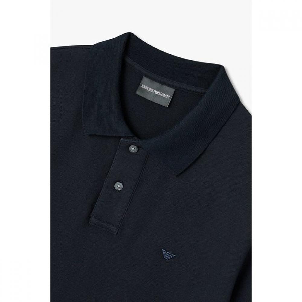 Emporio Armani Men S Eagle Embroidered Pique Polo Shirt A516126051