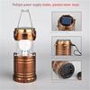 Rechargeable LED Solar Camping Lantern - Portable, Retractable, Emergency Outdoor Tent Light