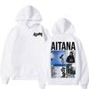 Singer Aitana Cuarto Azul Tour Men's and Women's Hooded Sweater Classic Modern Cotton Casual Print Pullover Streetwear