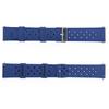 ERBORD Universal Silicone Strap 22mm, Tropic, Blue / Silver Buckle