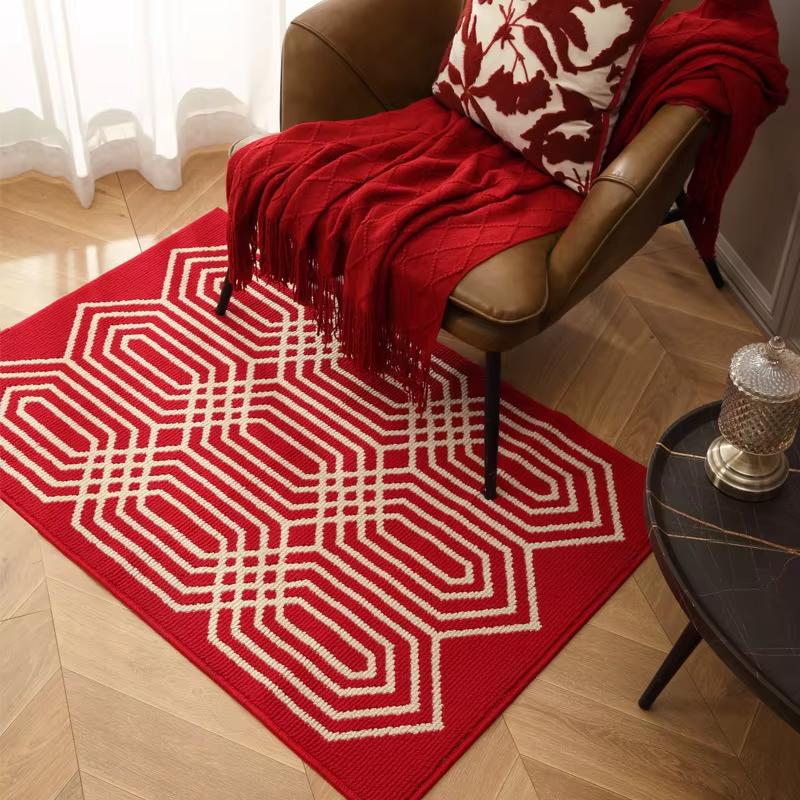 Classic Plaid Carpet Dust-Proof Carpet Machine Washable Entrance Door Rug For Bedroom Corridor Carpet Non-Slip Mat Home