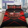 Clube De Regatas Flamengo Custom Name Pattern Bedding Quilt Set Quilt Cover Pillowcase Home Birthday Gift(1 * duvet cover + 2 * pillowcase, without co