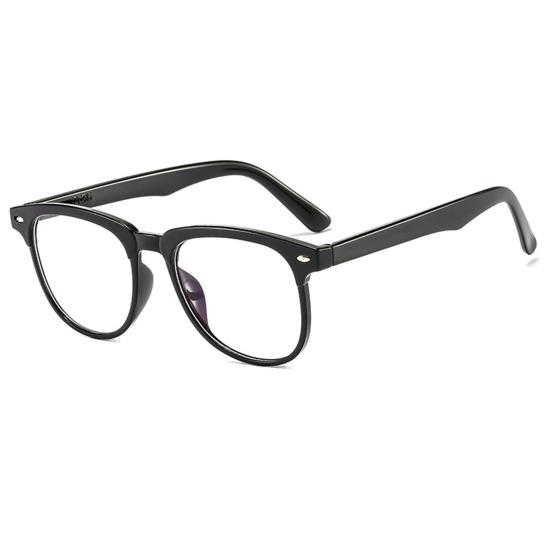 Clear Lens Glasses Square Anti-radiation Portable Simple Style High Clarity Eye Protection Eyewear Retro Frame Computer Anti-blueray Glasses
