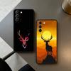 Чехол для телефона D-Deer-ER для Samsung S25,24,23,22,30,21,10,9,Ultra,Plus,Lite,FE,4,5 G Мягкий черный чехол